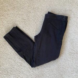 Gap Super Skinny Cropped Black Khakis